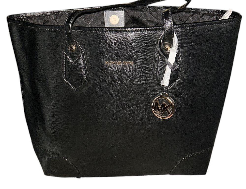 NWT Michael Kors Saylor Large Leather Black Tote